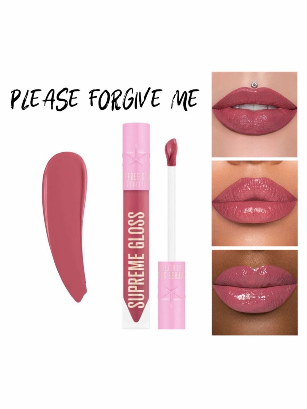 Jeffree Star Supreme Gloss Shade Please Forgive Me